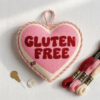 Gluten free heart canvas styled
