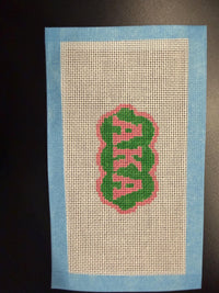 AKA sorority needlepoint gift