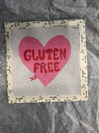 Gluten free needlepoint detail
