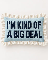Funny quote needlepoint canvas detail