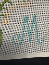 Wedding needlepoint charm styled